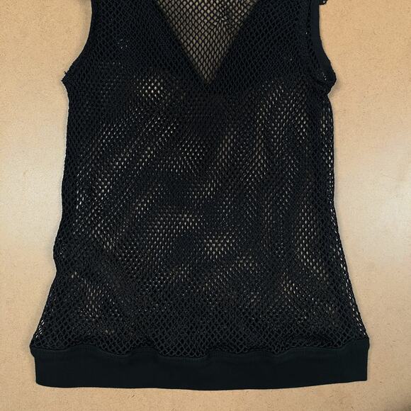 Vintage Lip Service SAMPLE 2002 Black Carlisle's Cargo Cutie Raid Y2K Goth Top - Picture 8 of 16